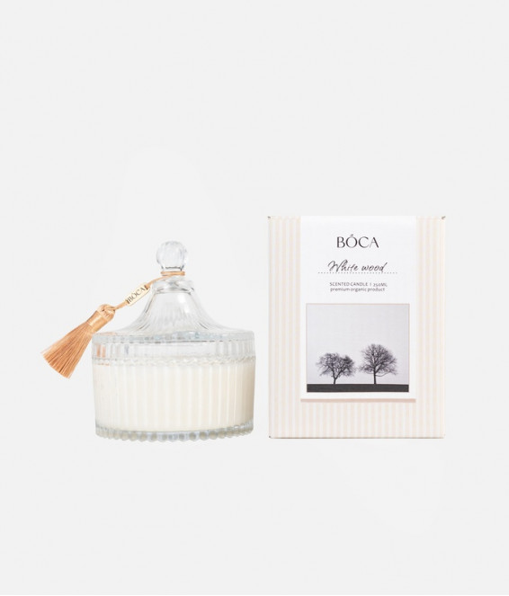 Купить Свеча Crystal WHITE WOOD 250 ml