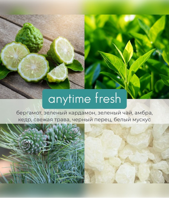 Купить Свеча Crystal ANYTIME FRESH 80 ml